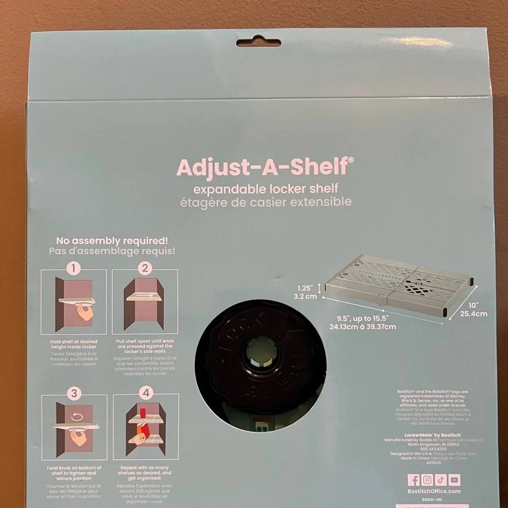 Mint Green Expandable Shelf